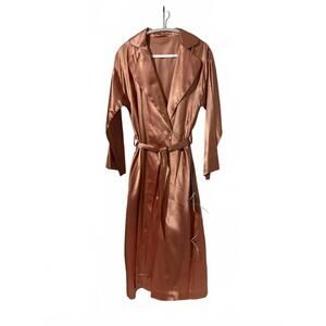Vintage 1940s Liquid Satin Housecoat